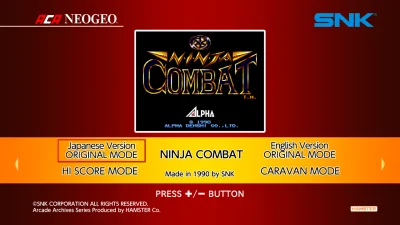Aca Neogeo Ninja Combat box art