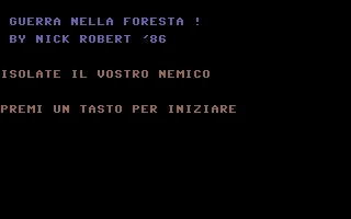 Guerra nella Foresta! box art