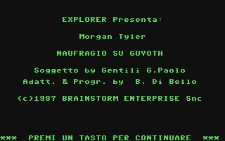 Morgan Tyler : Naufragio su Guyoth box art