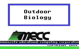 Outdoor Biology box art