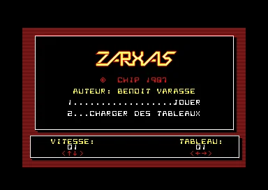 Zarxas box art