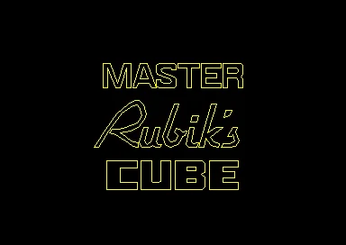 Master Rubik's Cube box art