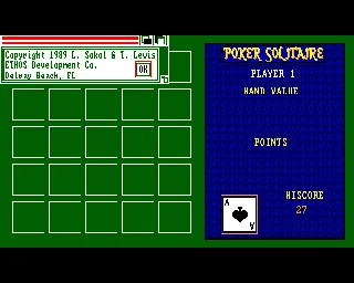 Poker Solitaire box art