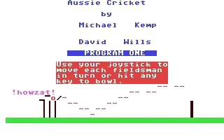 Aussie Cricket box art