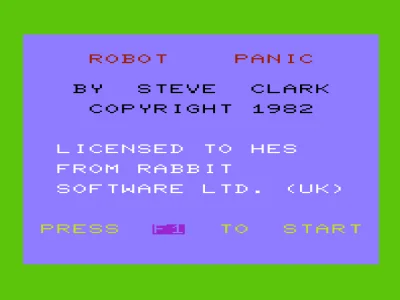 Robot Panic box art