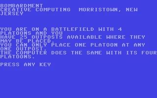 Bombardment box art