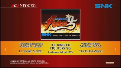 Aca Neogeo The King Of Fighters '95 box art