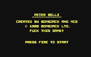 Peter Belli box art