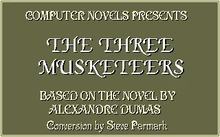 Three Musketeers, The box art
