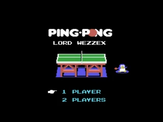 Konami's Ping Pong box art