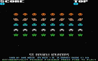 ST Review Invaders box art