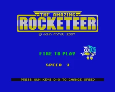 Amazing Rocketeer, The box art
