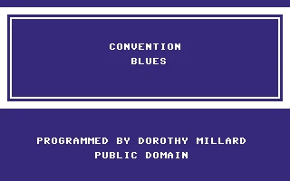 Convention Blues box art