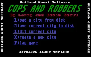Cops And Robbers box art