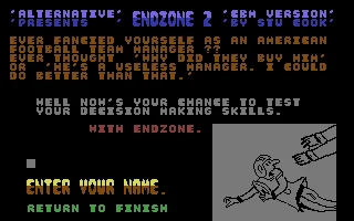 Endzone 2 box art