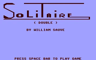 Solitaire : Double box art