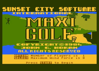 Maxi Golf box art