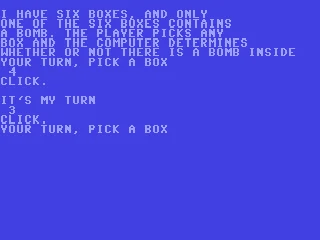 Bomb in a Box box art