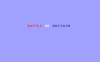 Battle of Britain box art