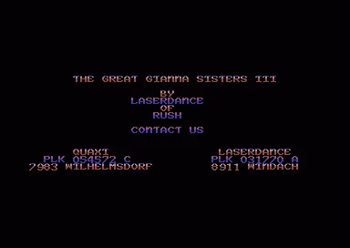 The Great Giana Sisters III box art