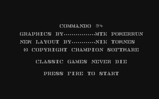 Commando 94 box art