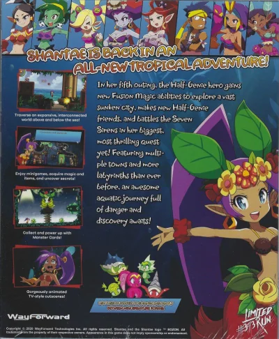 Shantae and the Seven Sirens: Collector's Edition box art