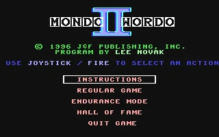 Mondo Wordo II : Knees Calhoon's Revenge box art