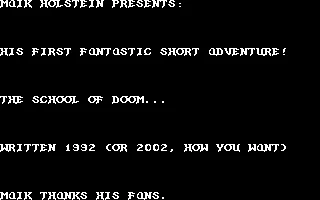 School of Doom box art