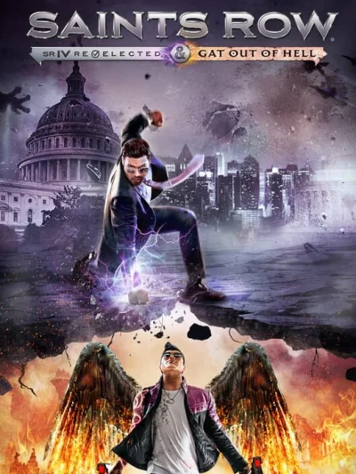 Saints Row IV: Re-Elected & Gat out of Hell box art