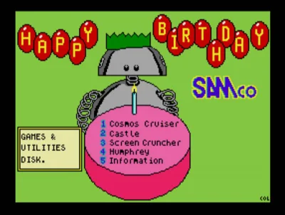 Happy Birthday - Games And Utilities Disk box art