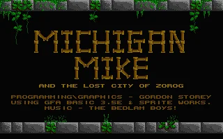 Michigan Mike And The Lost City Of Zorog box art