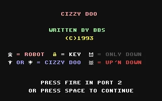 Cizzy Doo box art