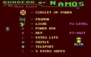 Dungeon of Namos box art
