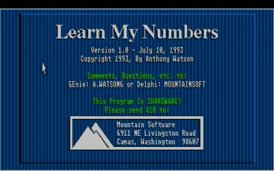 Learn My Numbers box art