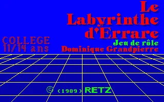Labyrinthe d'Errare, Le box art