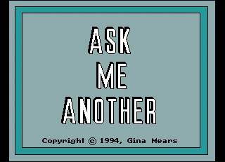 Ask Me Another box art