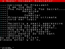 Super Cold War Simulator box art