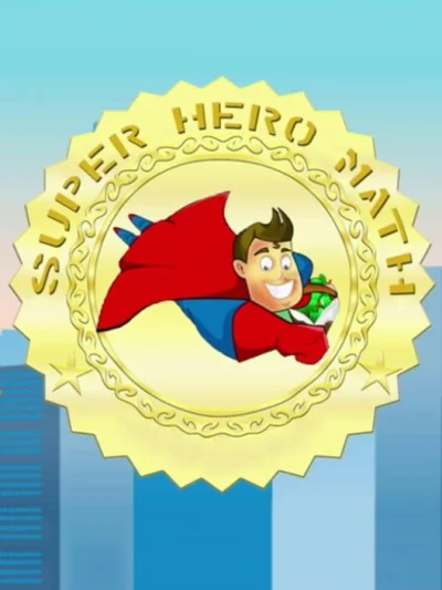 Super Hero Math box art