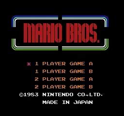 Mario Bros. box art