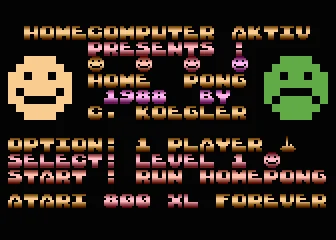 Home Pong box art