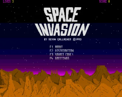 Space Invasion box art