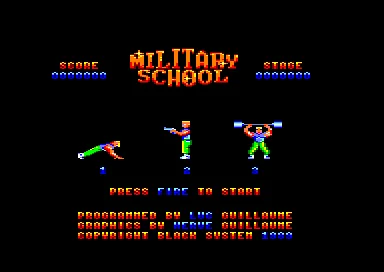 Military School box art