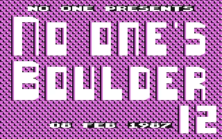 No One's Boulder 12 box art