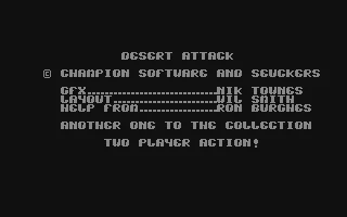 Desert Attack box art