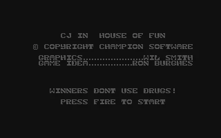 Cj In House Of Fun box art