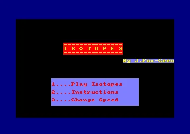 Isotopes box art