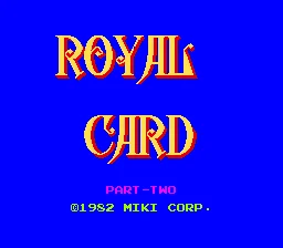 Royal Card Part-Two box art
