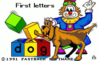 First Letters - For Under 5's box art