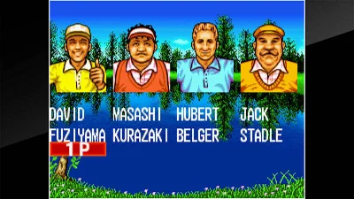 Aca Neogeo Top Player's Golf box art
