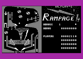 Rampage Pinball box art